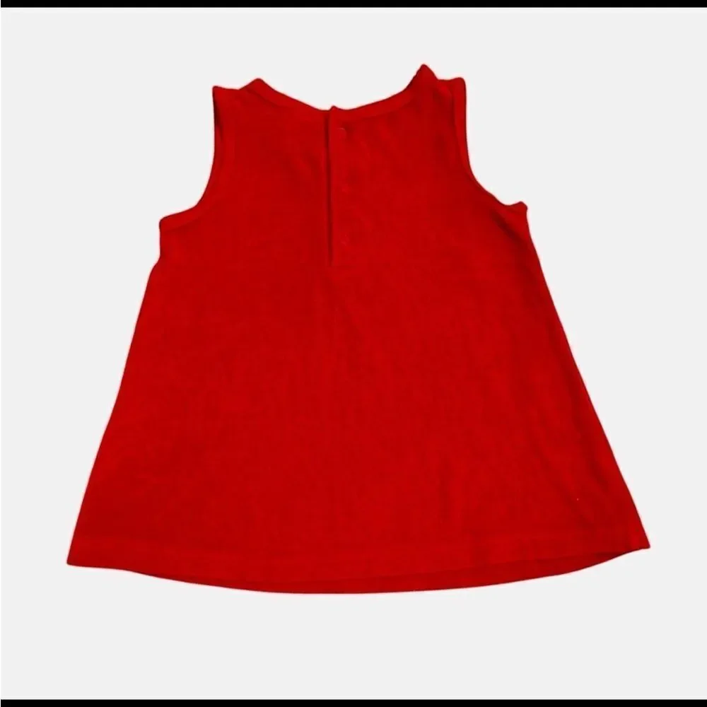 Vintage Carter’s Baby Girl Red Velour Christmas Santa Dress Size 6 Months